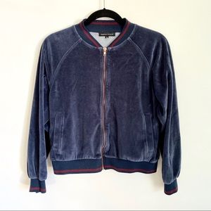 Kendall and Kylie Velour Track Jacket